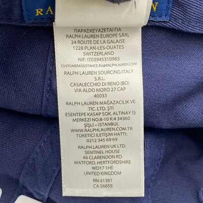 【中古美品】【メンズ/レディース】 POLO RALPHLAUREN ポロ ラルフローレン CLASSIC SPORTS CAP クラシック スポーツ キャップ 帽子 185-260412-kh-12-izu サイズ：F カラー：ネイビー 万代Net店