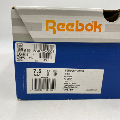 【中古品】【メンズ/レディース】 Reebok リーボック V65750 INSTAPUMP FURY OG インスタポンプ フューリー スニーカー 靴 162-260412-kh-13-izu サイズ：25.5 カラー：ブラック×ホワイト 万代Net店