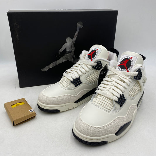 【中古美品】【メンズ/レディース】 NIKE ナイキ IM4002-100 AIR JORDAN 4 エアジョーダン フォー スニーカー シューズ 靴 160-260413-cs-12-izu サイズ：26.0cm カラー：SAIL/BLACK-UNIVERSITY RED 万代Net店