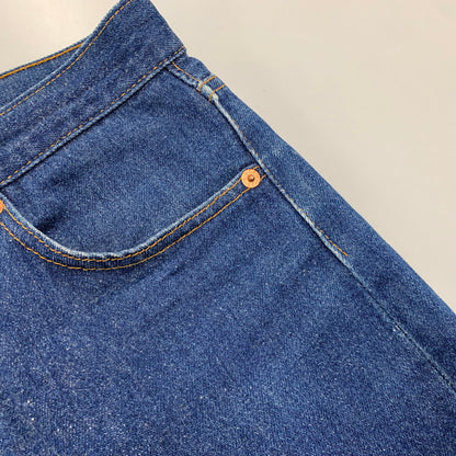 【中古品】【メンズ】 Levi's リーバイス 501-0000 刻印552 SMALL-E 不均等V USA製 1989年製 80S 501XX DENIM PANTS デニム パンツ ボトムス ズボン 157-260413-cs-06-izu サイズ：W31 L34 カラー：インディゴ 万代Net店