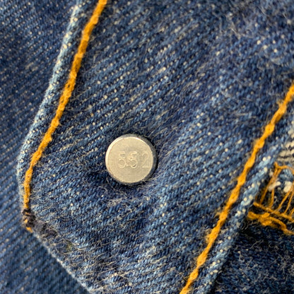 【中古品】【メンズ】 Levi's リーバイス 501-0000 刻印552 SMALL-E 不均等V USA製 1989年製 80S 501XX DENIM PANTS デニム パンツ ボトムス ズボン 157-260413-cs-06-izu サイズ：W31 L34 カラー：インディゴ 万代Net店