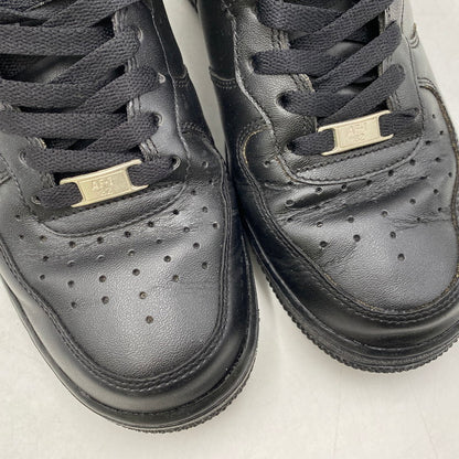 【中古品】【メンズ】 NIKE ナイキ 315123-001 AIR FORCE 1 MID '07 エア フォース 1 ミッド スニーカー 靴 160-260413-kh-02-izu サイズ：26.5 カラー：BLACK/BLACK 万代Net店