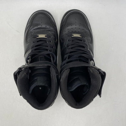 【中古品】【メンズ】 NIKE ナイキ 315123-001 AIR FORCE 1 MID '07 エア フォース 1 ミッド スニーカー 靴 160-260413-kh-02-izu サイズ：26.5 カラー：BLACK/BLACK 万代Net店