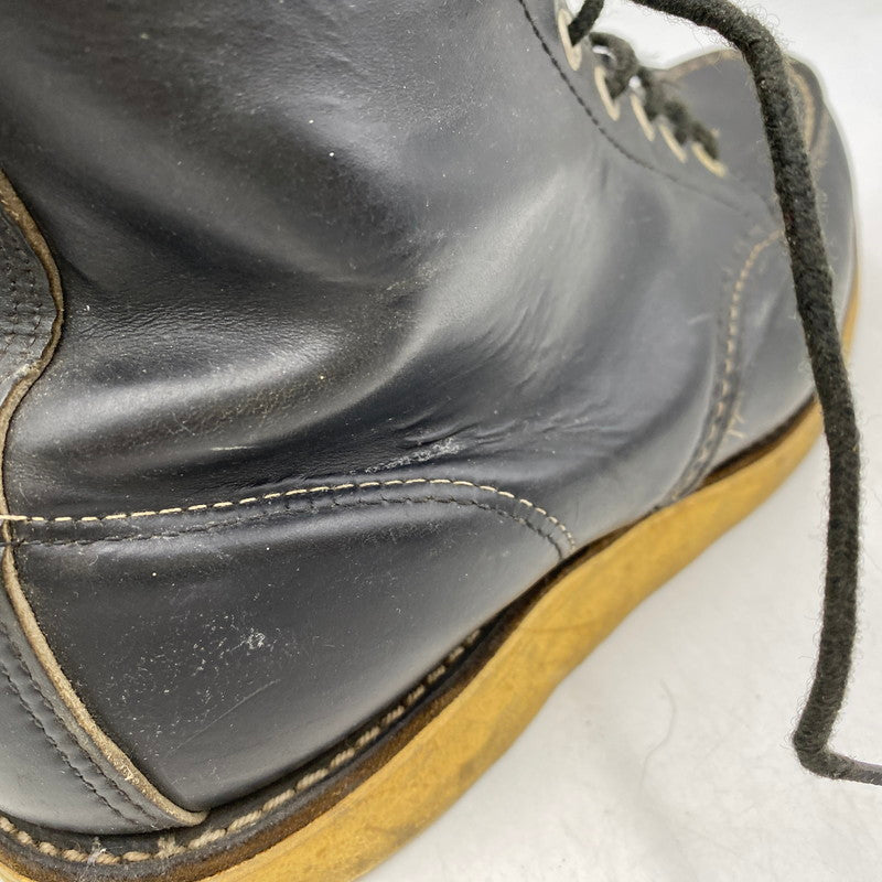 【中古品】【メンズ】 RED WING レッドウィング 新四角犬タグ 90S IRISH SETTER アイリッシュ セッター ブーツ シューズ 靴 164-260413-ya-12-izu サイズ：9 1/2 カラー：BLACK 万代Net店