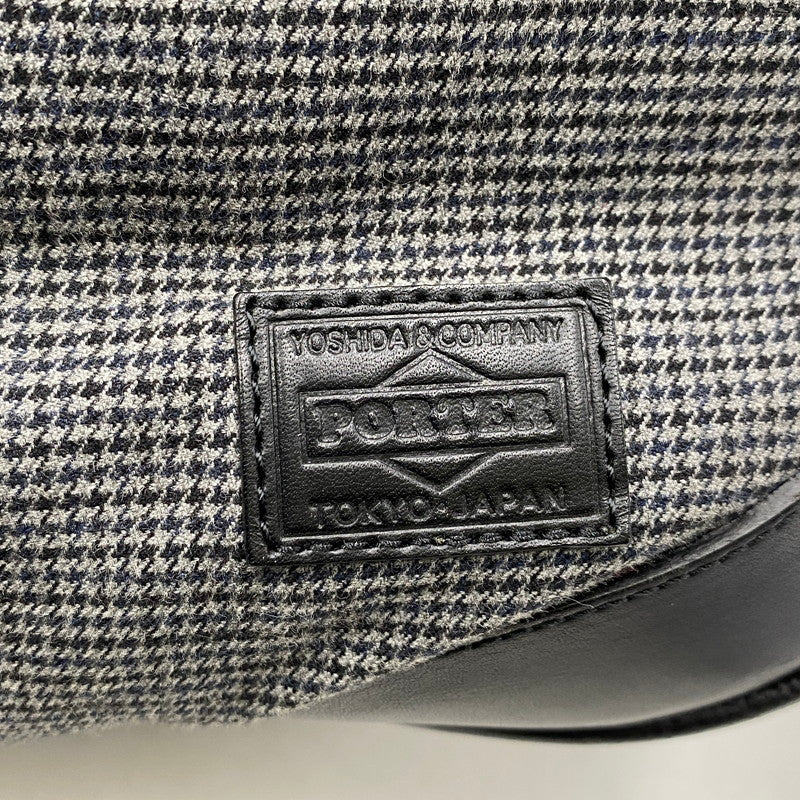 【中古品】【メンズ/レディース】 クラチカ限定 グレンチェック TOTE BAG トート バッグ カバン 鞄 188-260413-ya-09-izu カラー：グレー 万代Net店