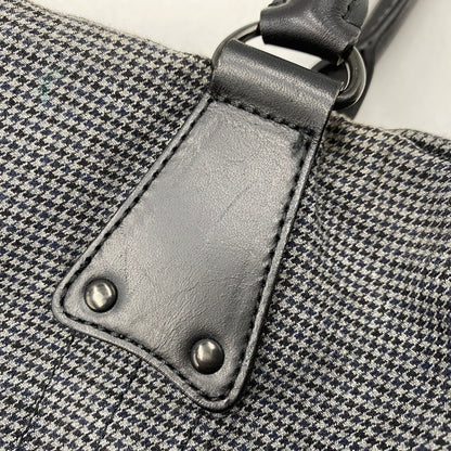 【中古品】【メンズ/レディース】 クラチカ限定 グレンチェック TOTE BAG トート バッグ カバン 鞄 188-260413-ya-09-izu カラー：グレー 万代Net店