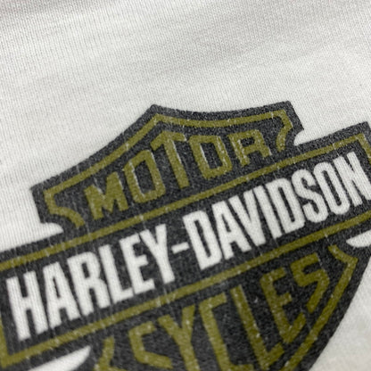 【中古品】【メンズ】 HARLEY DAVIDSON ハーレーダビッドソン c2006 ALABAMA SS TEE ショートスリーブ Tシャツ 半袖 トップス 146-260607-as-30-izu サイズ：L カラー：ホワイト 万代Net店