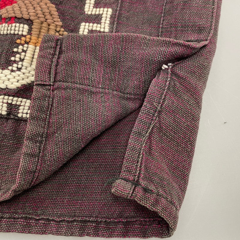 【中古品】【メンズ】 MAYAN MODERN GUATEMALA SHIRT ガテマラ シャツ トップス 146-260414-kh-01-izu カラー：バーガンディー系 万代Net店