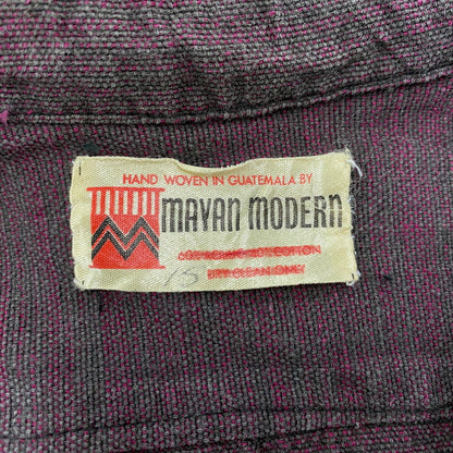 【中古品】【メンズ】 MAYAN MODERN GUATEMALA SHIRT ガテマラ シャツ トップス 146-260414-kh-01-izu カラー：バーガンディー系 万代Net店