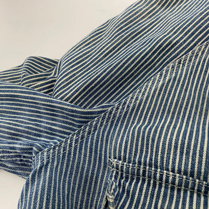 【中古品】【メンズ】 PENNY'S ペニーズ PAY DAY HICKORY STRIPE COVERALL ペイデイ ヒッコリー ストライプ カバーオール アウター 146-260414-kh-08-izu カラー：ネイビー 万代Net店