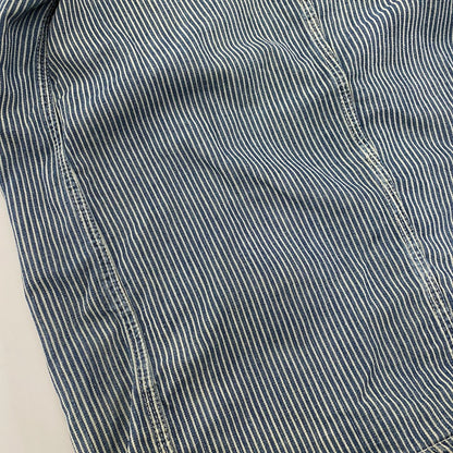 【中古品】【メンズ】 PENNY'S ペニーズ PAY DAY HICKORY STRIPE COVERALL ペイデイ ヒッコリー ストライプ カバーオール アウター 146-260414-kh-08-izu カラー：ネイビー 万代Net店