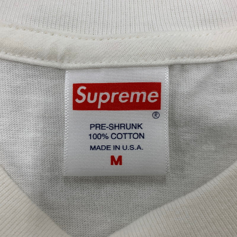 【中古品】【メンズ】 Supreme シュプリーム BOX LOGO LS TEE ボックス ロゴ ロングスリーブ ティー トップス 長袖 149-260413-cs-01-izu サイズ：M 万代Net店