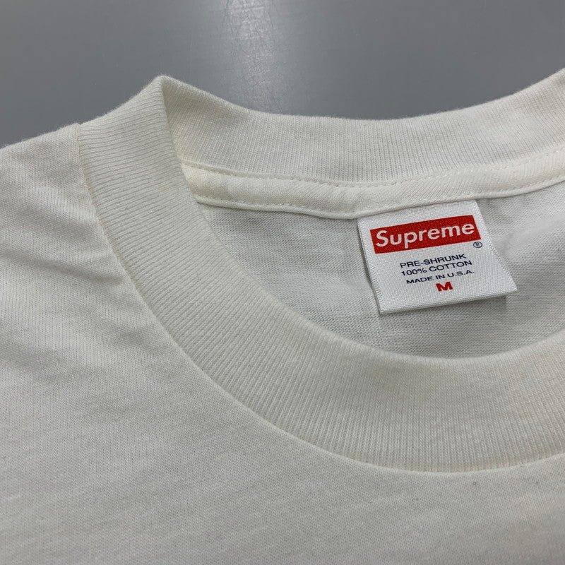 【中古品】【メンズ】 Supreme シュプリーム BOX LOGO LS TEE ボックス ロゴ ロングスリーブ ティー トップス 長袖 149-260413-cs-01-izu サイズ：M 万代Net店