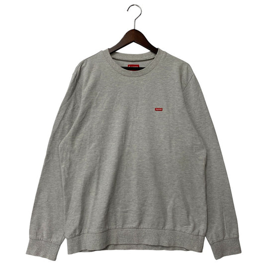 【中古品】【メンズ】 Supreme シュプリーム SMALL BOX LS TEE スモール ボックス ロングスリーブ Tシャツ トップス 149-260416-kh-01-izu サイズ：L カラー：グレー 万代Net店