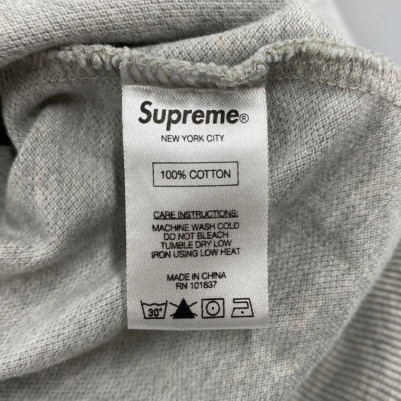 【中古品】【メンズ】 Supreme シュプリーム SMALL BOX LS TEE スモール ボックス ロングスリーブ Tシャツ トップス 149-260416-kh-01-izu サイズ：L カラー：グレー 万代Net店