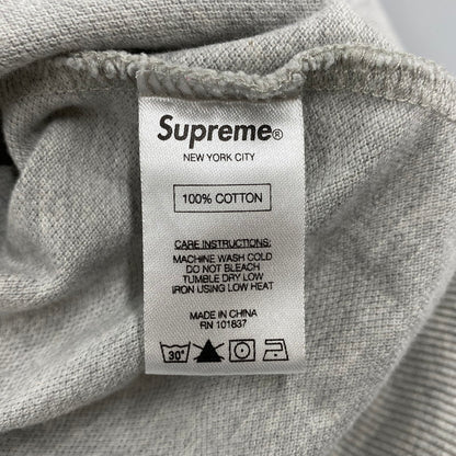 【中古品】【メンズ】 Supreme シュプリーム SMALL BOX LS TEE スモール ボックス ロングスリーブ Tシャツ トップス 149-260416-kh-01-izu サイズ：L カラー：グレー 万代Net店