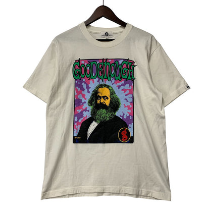 【中古品】【メンズ】 GOOD ENOUGH×KOZIK グッドイナフ×コジック 17SS KOZIK ART WORK PRINT TEE コジック アート ワーク プリント ティー トップス 半袖 142-260413-cs-05-izu サイズ：M カラー：ホワイト 万代Net店