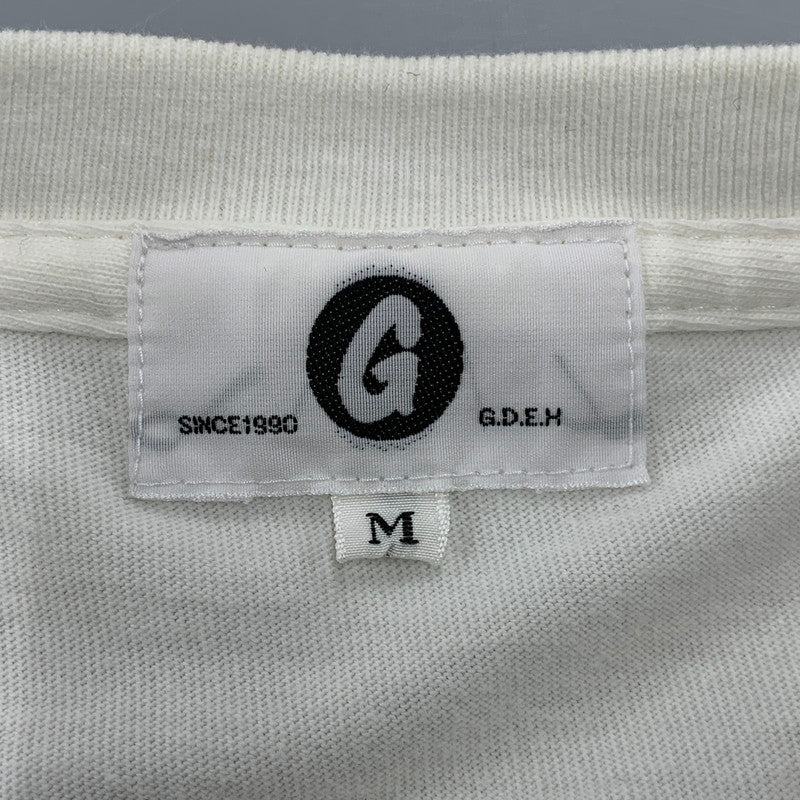 【中古品】【メンズ】 GOOD ENOUGH×KOZIK グッドイナフ×コジック 17SS KOZIK ART WORK PRINT TEE コジック アート ワーク プリント ティー トップス 半袖 142-260413-cs-05-izu サイズ：M カラー：ホワイト 万代Net店