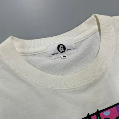 【中古品】【メンズ】 GOOD ENOUGH×KOZIK グッドイナフ×コジック 17SS KOZIK ART WORK PRINT TEE コジック アート ワーク プリント ティー トップス 半袖 142-260413-cs-05-izu サイズ：M カラー：ホワイト 万代Net店