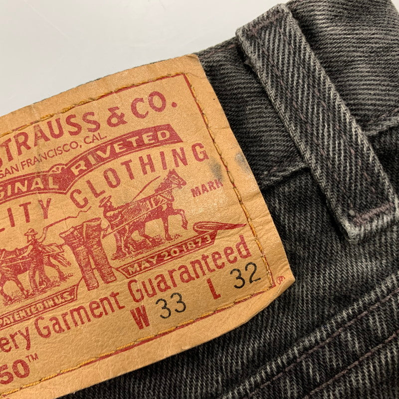 【中古品】【メンズ】 00550-7460 刻印264 RELAXED FIT BLACK 00S 550 DENIM PANTS リラックス フィット ブラック デニム パンツ ボトムス ズボン 157-260413-cs-07-izu サイズ：W33 L32 カラー：ブラック 万代Net店