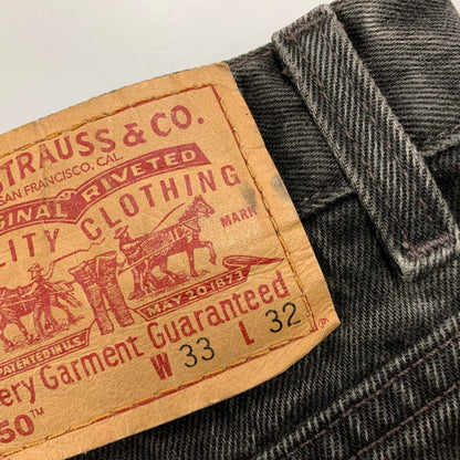 【中古品】【メンズ】 00550-7460 刻印264 RELAXED FIT BLACK 00S 550 DENIM PANTS リラックス フィット ブラック デニム パンツ ボトムス ズボン 157-260413-cs-07-izu サイズ：W33 L32 カラー：ブラック 万代Net店