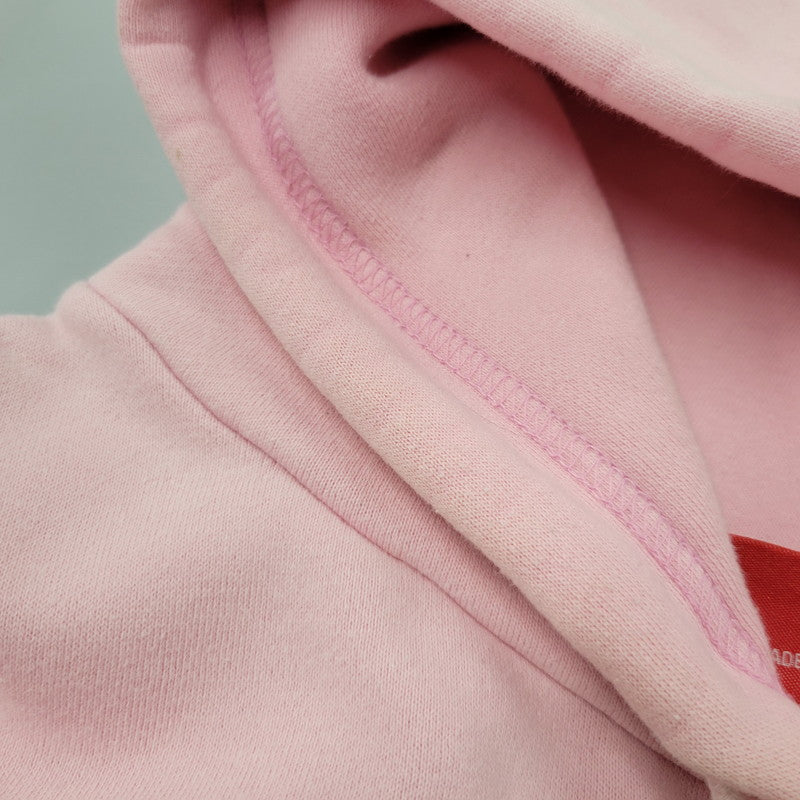 【中古品】【メンズ】 PARAGRAPH パラグラフ FIRE LOGO HOODIE ファイアー ロゴ フーディー トップス 長袖 142-260606-ya-12-izu サイズ：下記参照 カラー：ピンク 万代Net店