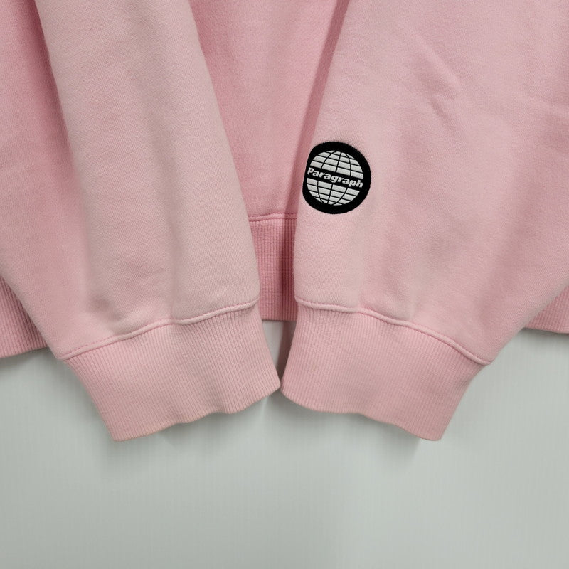 【中古品】【メンズ】 PARAGRAPH パラグラフ FIRE LOGO HOODIE ファイアー ロゴ フーディー トップス 長袖 142-260606-ya-12-izu サイズ：下記参照 カラー：ピンク 万代Net店