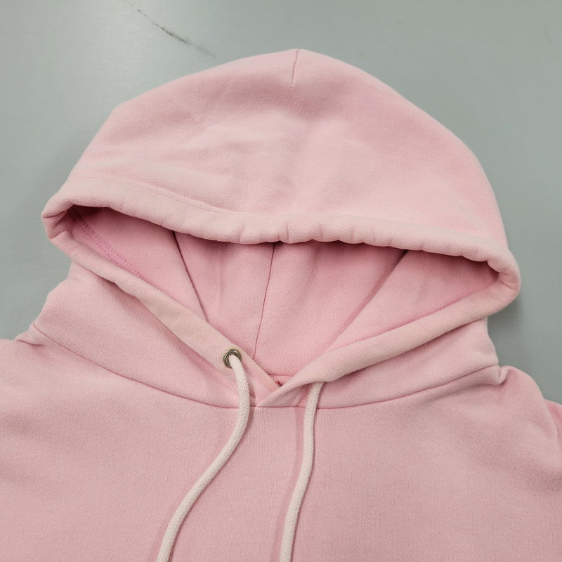 【中古品】【メンズ】 PARAGRAPH パラグラフ FIRE LOGO HOODIE ファイアー ロゴ フーディー トップス 長袖 142-260606-ya-12-izu サイズ：下記参照 カラー：ピンク 万代Net店