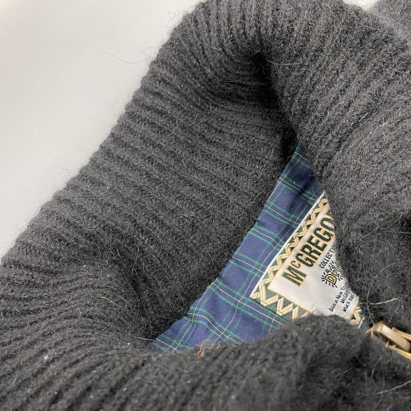 【中古品】【メンズ】 MCGREGOR × FREAK’S STORE マクレガー×フリークスストア 233-1340 別注 モヘア混 WOOL BLOUSON JACKET ウール ブルゾン ジャケット 147-260413-cs-18-izu サイズ：L カラー：ブラック 万代Net店
