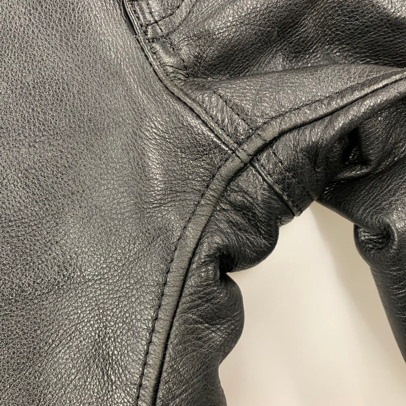 【中古品】【メンズ】 KADOYA カドヤ LOX 2275 228 COW K'S LEATHER PANTS カウ レザー パンツ ボトムス ズボン 156-260413-cs-08-izu サイズ：M カラー：ブラック 万代Net店
