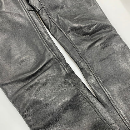 【中古品】【メンズ】 KADOYA カドヤ LOX 2275 228 COW K'S LEATHER PANTS カウ レザー パンツ ボトムス ズボン 156-260413-cs-08-izu サイズ：M カラー：ブラック 万代Net店