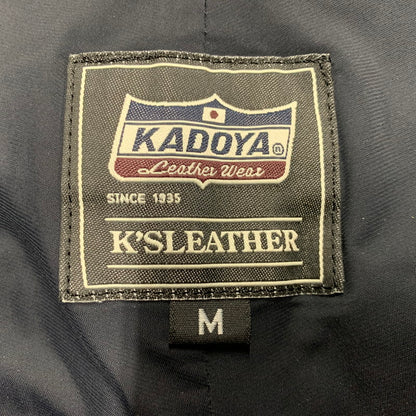 【中古品】【メンズ】 KADOYA カドヤ LOX 2275 228 COW K'S LEATHER PANTS カウ レザー パンツ ボトムス ズボン 156-260413-cs-08-izu サイズ：M カラー：ブラック 万代Net店