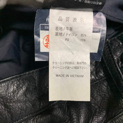 【中古品】【メンズ】 KADOYA カドヤ LOX 2275 228 COW K'S LEATHER PANTS カウ レザー パンツ ボトムス ズボン 156-260413-cs-08-izu サイズ：M カラー：ブラック 万代Net店