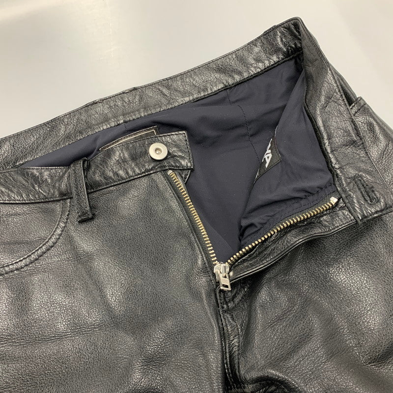 【中古品】【メンズ】 KADOYA カドヤ LOX 2275 228 COW K'S LEATHER PANTS カウ レザー パンツ ボトムス ズボン 156-260413-cs-08-izu サイズ：M カラー：ブラック 万代Net店