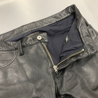 【中古品】【メンズ】 KADOYA カドヤ LOX 2275 228 COW K'S LEATHER PANTS カウ レザー パンツ ボトムス ズボン 156-260413-cs-08-izu サイズ：M カラー：ブラック 万代Net店