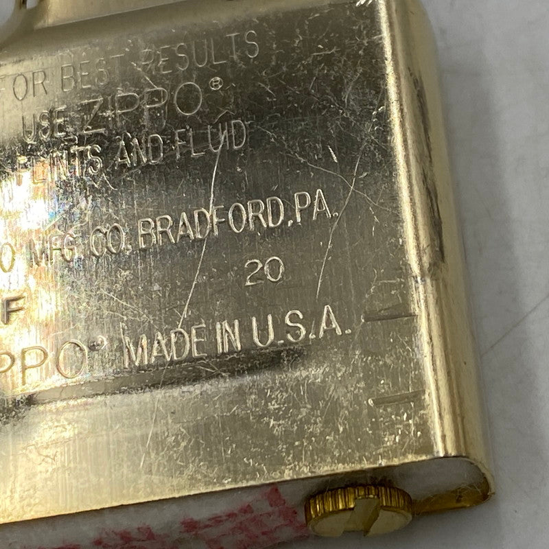 【中古美品】【メンズ/レディース】 ZIPPO ジッポ PEACE ピース 75TH ANNIVERSARY 75周年 アニバーサリー 20年製造 ライター 喫煙具 206-260413-ya-07-izu カラー：ネイビー 万代Net店