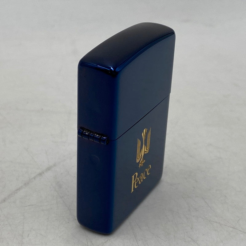 【中古美品】【メンズ/レディース】 ZIPPO ジッポ PEACE ピース 75TH ANNIVERSARY 75周年 アニバーサリー 20年製造 ライター 喫煙具 206-260413-ya-07-izu カラー：ネイビー 万代Net店