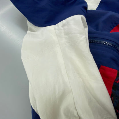 【中古品】【メンズ】 OLD ADIDAS オールド アディダス 万国旗タグ SIDE LINE ZIPUP NYLON JACKET サイド ライン ジップアップ ナイロン ジャケット アウター 146-260417-kh-09-izu サイズ：F 180 カラー：マルチ 万代Net店