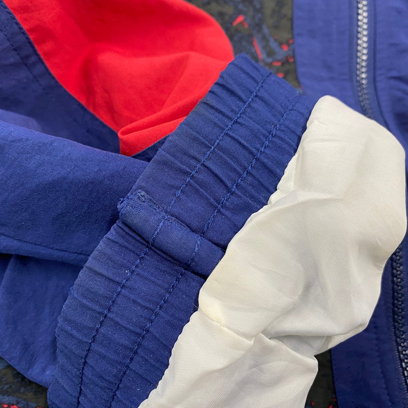 【中古品】【メンズ】 OLD ADIDAS オールド アディダス 万国旗タグ SIDE LINE ZIPUP NYLON JACKET サイド ライン ジップアップ ナイロン ジャケット アウター 146-260417-kh-09-izu サイズ：F 180 カラー：マルチ 万代Net店