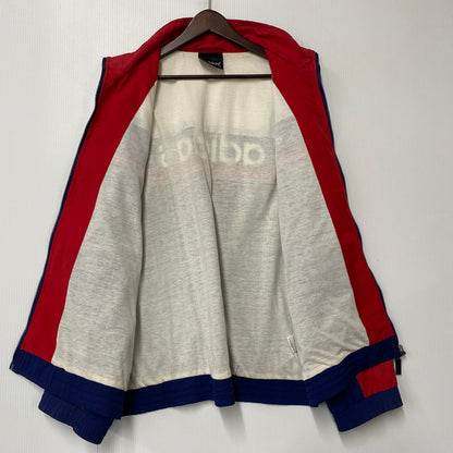 【中古品】【メンズ】 OLD ADIDAS オールド アディダス 万国旗タグ SIDE LINE ZIPUP NYLON JACKET サイド ライン ジップアップ ナイロン ジャケット アウター 146-260417-kh-09-izu サイズ：F 180 カラー：マルチ 万代Net店