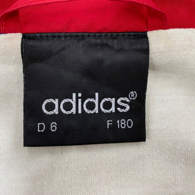 【中古品】【メンズ】 OLD ADIDAS オールド アディダス 万国旗タグ SIDE LINE ZIPUP NYLON JACKET サイド ライン ジップアップ ナイロン ジャケット アウター 146-260417-kh-09-izu サイズ：F 180 カラー：マルチ 万代Net店