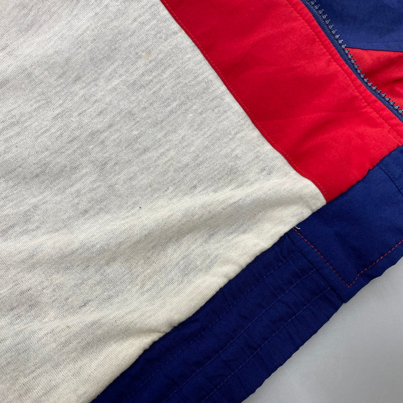 【中古品】【メンズ】 OLD ADIDAS オールド アディダス 万国旗タグ SIDE LINE ZIPUP NYLON JACKET サイド ライン ジップアップ ナイロン ジャケット アウター 146-260417-kh-09-izu サイズ：F 180 カラー：マルチ 万代Net店