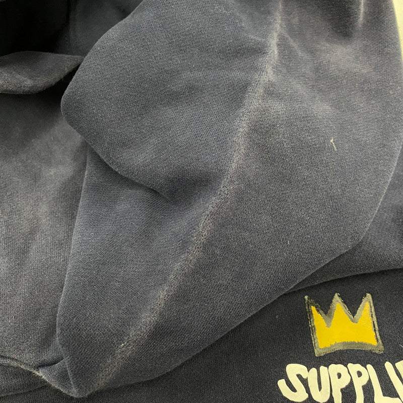 【現状渡し品】【メンズ】 SUPPLIER サプライヤー DISCO HOODIE ディスコ フーディー トップス 長袖 142-260413-cs-19-izu サイズ：XL カラー：ネイビー 万代Net店