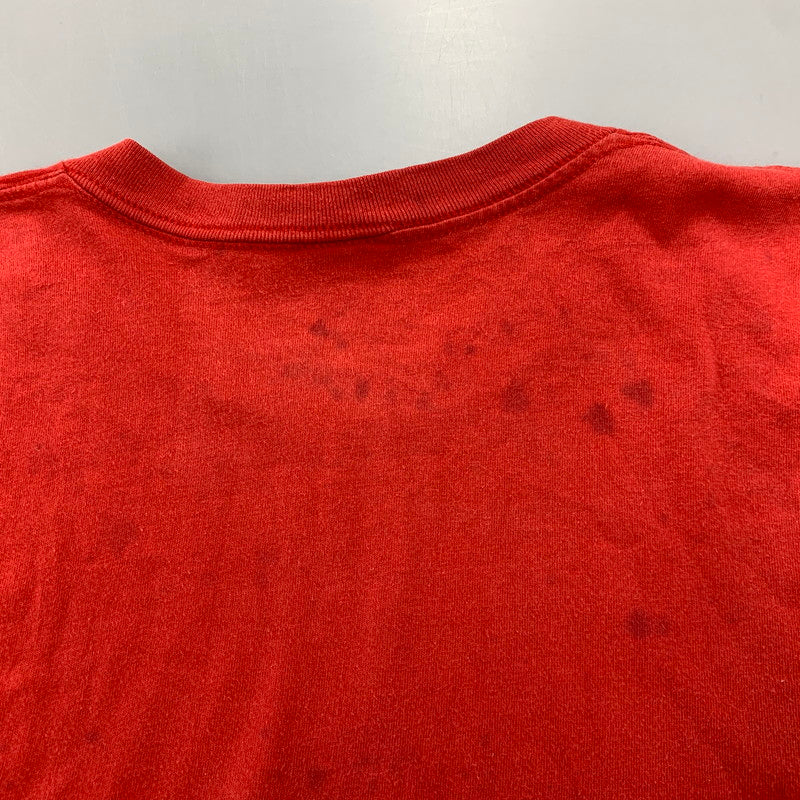 【中古品】【メンズ】 MICHAEL JORDAN＆SPIKE LEE マイケルジョーダン×スパイクリー USA製 THE BEST ON EARTH MARS TEE ザ ベスト オン アース マーズ ティー トップス 半袖 146-260413-cs-04-izu サイズ：XL カラー：レッド 万代Net店