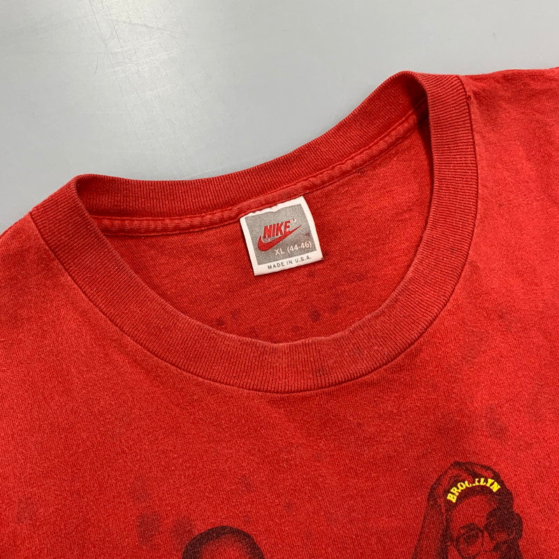 【中古品】【メンズ】 MICHAEL JORDAN＆SPIKE LEE マイケルジョーダン×スパイクリー USA製 THE BEST ON EARTH MARS TEE ザ ベスト オン アース マーズ ティー トップス 半袖 146-260413-cs-04-izu サイズ：XL カラー：レッド 万代Net店