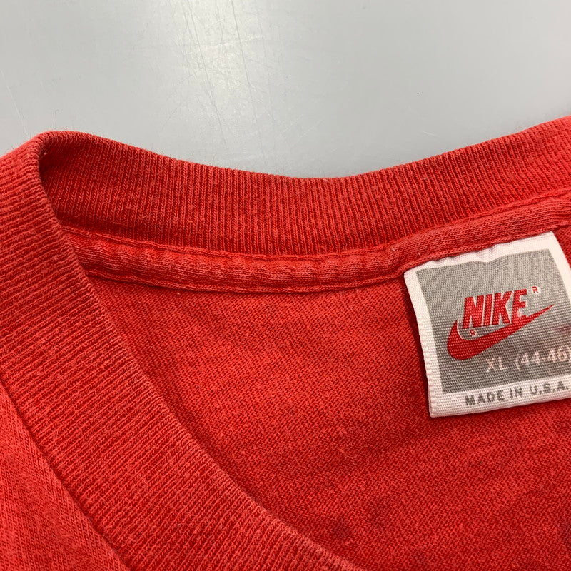 【中古品】【メンズ】 MICHAEL JORDAN＆SPIKE LEE マイケルジョーダン×スパイクリー USA製 THE BEST ON EARTH MARS TEE ザ ベスト オン アース マーズ ティー トップス 半袖 146-260413-cs-04-izu サイズ：XL カラー：レッド 万代Net店