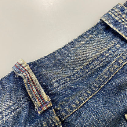 【中古品】【メンズ】 DIESEL ディーゼル CRUSHED GIMMICK WIDE DENIM PANTS クラッシュド ギミック ワイド デニム パンツ ボトムス ズボン 152-260413-cs-16-izu サイズ：32 カラー：インディゴ 万代Net店