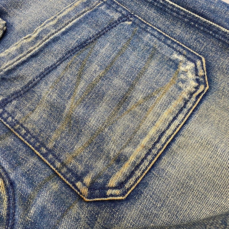 【中古品】【メンズ】 DIESEL ディーゼル CRUSHED GIMMICK WIDE DENIM PANTS クラッシュド ギミック ワイド デニム パンツ ボトムス ズボン 152-260413-cs-16-izu サイズ：32 カラー：インディゴ 万代Net店