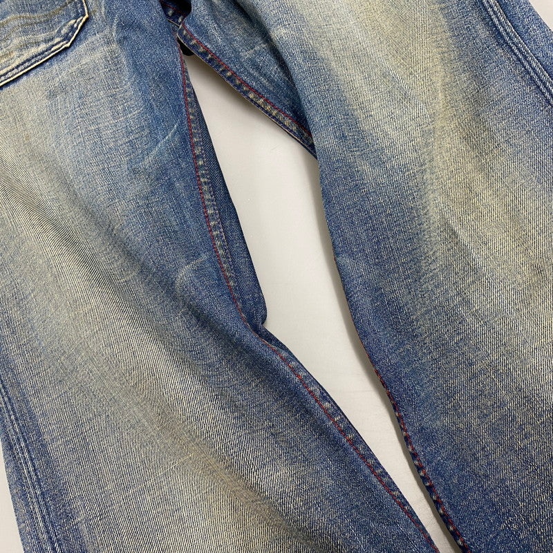 【中古品】【メンズ】 DIESEL ディーゼル CRUSHED GIMMICK WIDE DENIM PANTS クラッシュド ギミック ワイド デニム パンツ ボトムス ズボン 152-260413-cs-16-izu サイズ：32 カラー：インディゴ 万代Net店