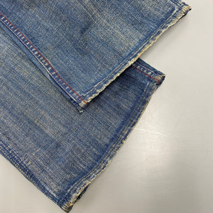 【中古品】【メンズ】 DIESEL ディーゼル CRUSHED GIMMICK WIDE DENIM PANTS クラッシュド ギミック ワイド デニム パンツ ボトムス ズボン 152-260413-cs-16-izu サイズ：32 カラー：インディゴ 万代Net店